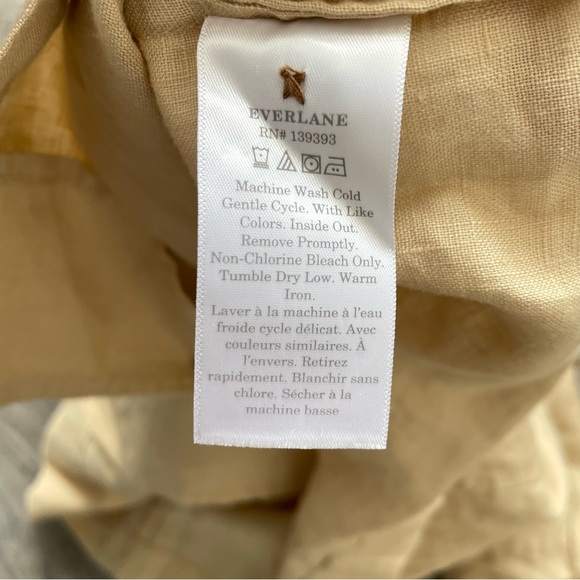Everlane The Linen Workwear Shirt - Picture 9 of 11